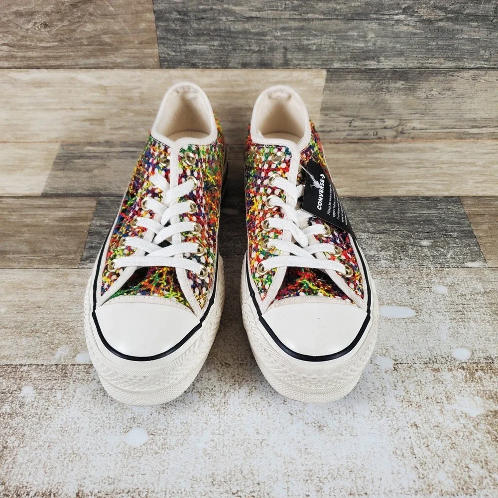Converse Chuck Taylor All Star Lift Ox Womens Shoes Sz 7 Multi Platform Sneakers